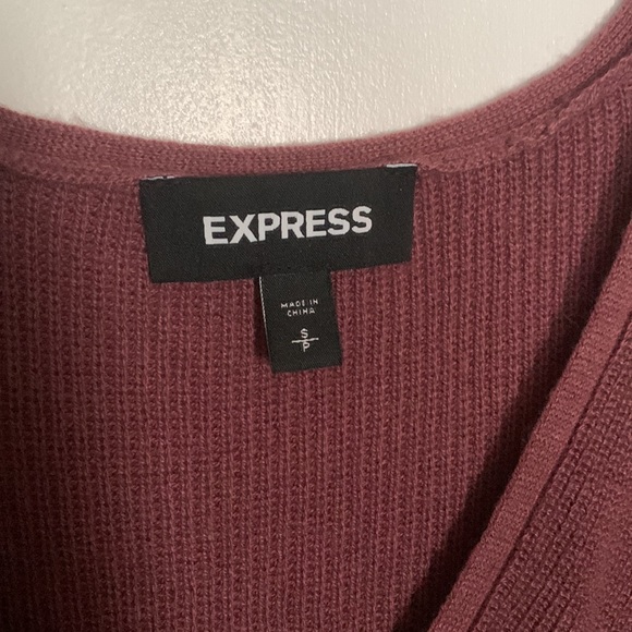Express Faux Wrap Sweater - Picture 4 of 4
